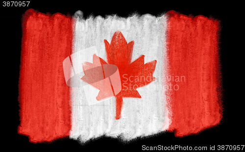 Image of Canada flag illustration