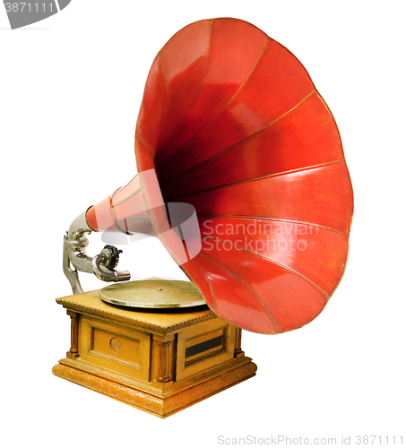 Image of Vintage musical gramophone