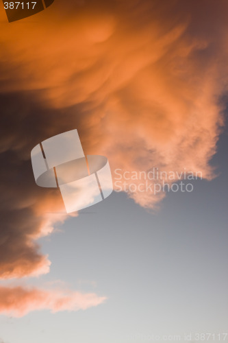 Image of Orange cloud