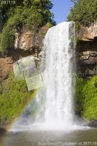 Image of Tropical waterfall