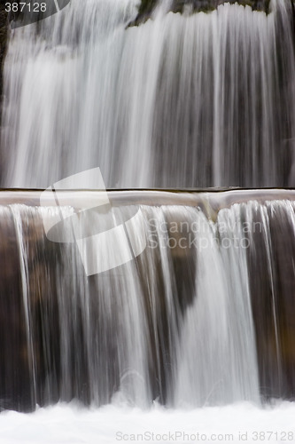 Image of Detail of a waterfall