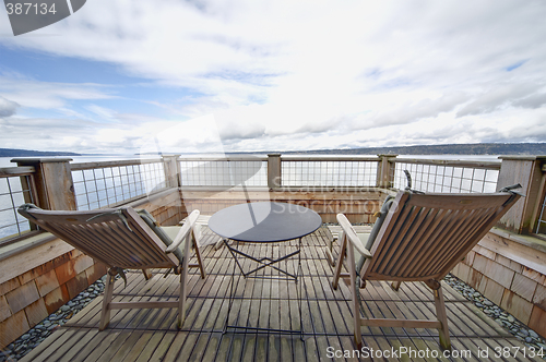 Image of Waterfront Balcony on Whidbey Island, WA