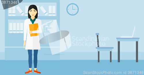Image of Doctor in medical office.