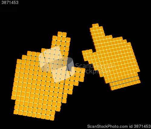 Image of Set of Link selection computer mouse cursor