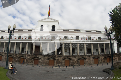 Image of editorial presidential palace quito ecuador