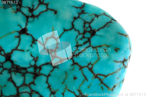 Image of turquoise mineralbackgroun