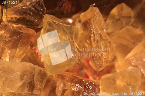 Image of yellow citrin minerals texture