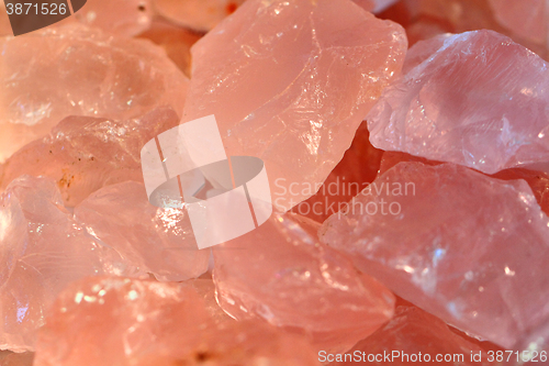 Image of rose quartz mineral texture