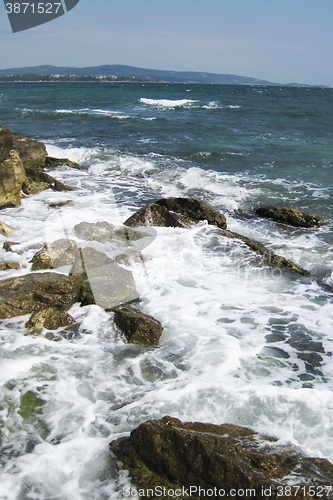 Image of blue bulgarian sea