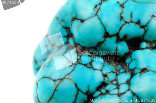 Image of turquoise mineralbackgroun