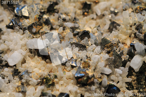 Image of crystals in the lead