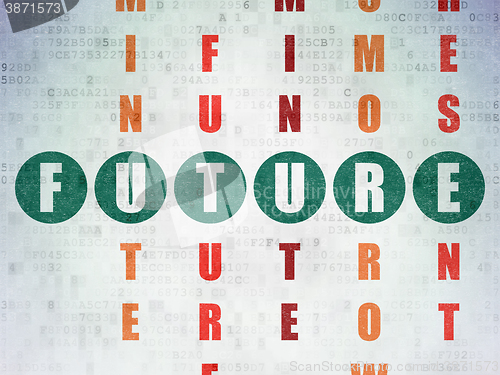Image of Timeline concept: Future in Crossword Puzzle