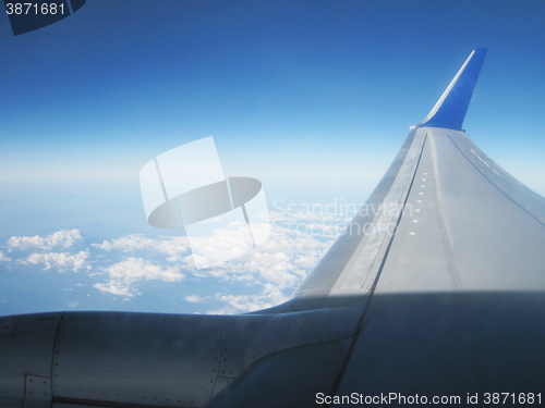 Image of sky from airplane