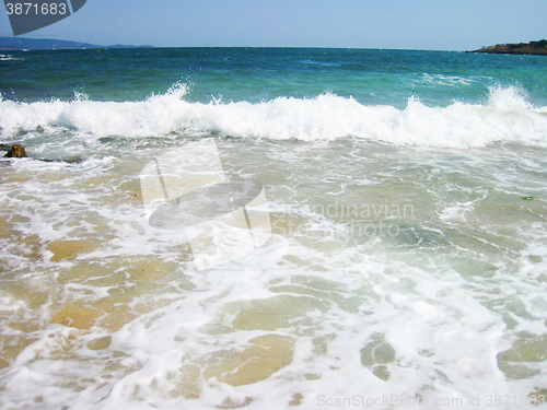 Image of blue bulgarian sea