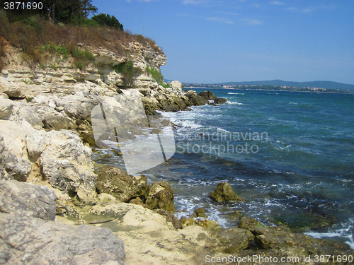 Image of blue bulgarian sea