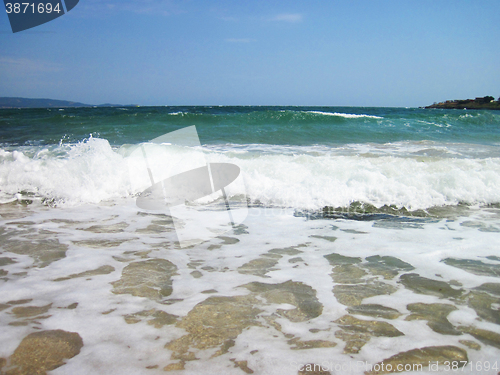 Image of blue bulgarian sea