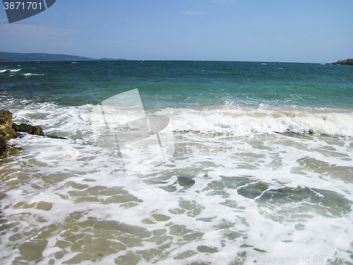 Image of blue bulgarian sea