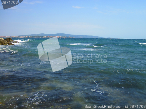 Image of blue bulgarian sea