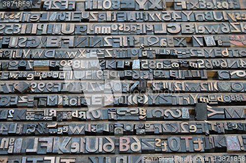 Image of Vintage Printer Letters