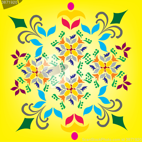 Image of Decorative colorful pattern