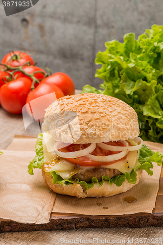 Image of Homemade veggie burger