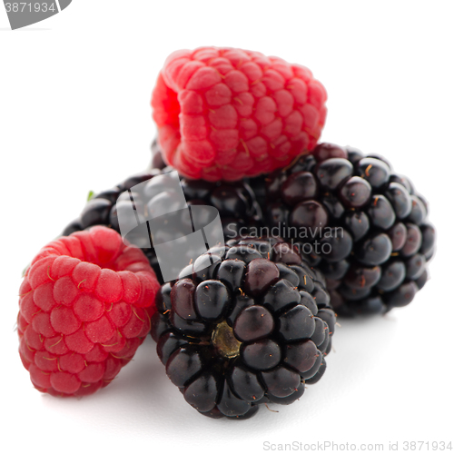 Image of Raspberry with blackberry 