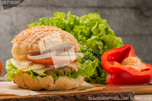 Image of Homemade veggie burger