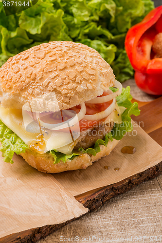 Image of Homemade veggie burger