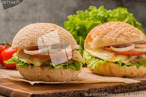 Image of Homemade veggie burger