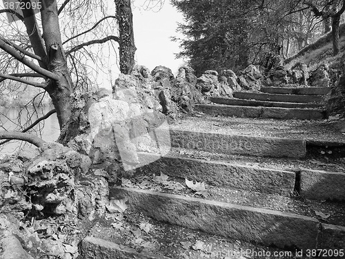 Image of Ancient stairway by the river