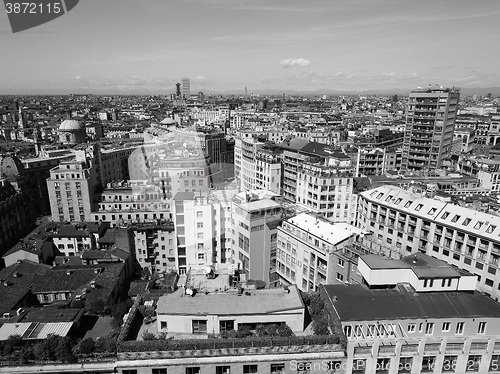 Image of Aerial view of Milan, Italy