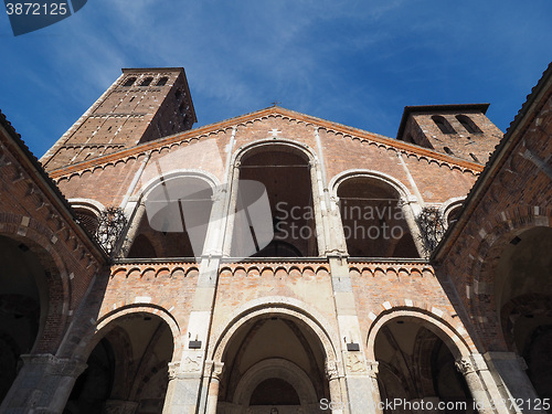 Image of Sant Ambrogio church in Milan