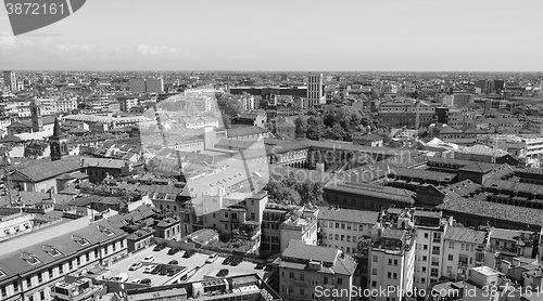 Image of Aerial view of Milan, Italy