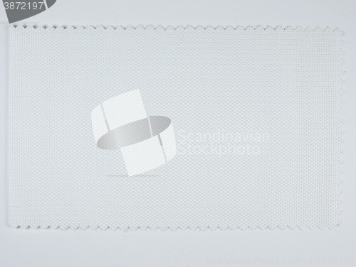 Image of White fabric sample