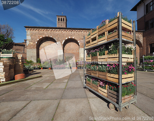 Image of Sant Ambrogio church in Milan