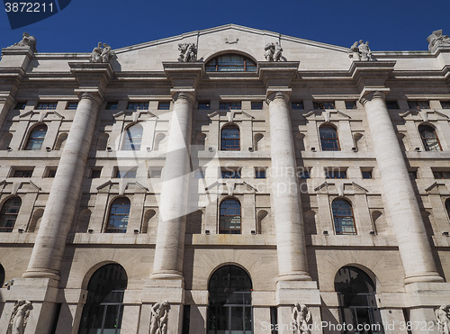 Image of Milan stock exchange in Milan