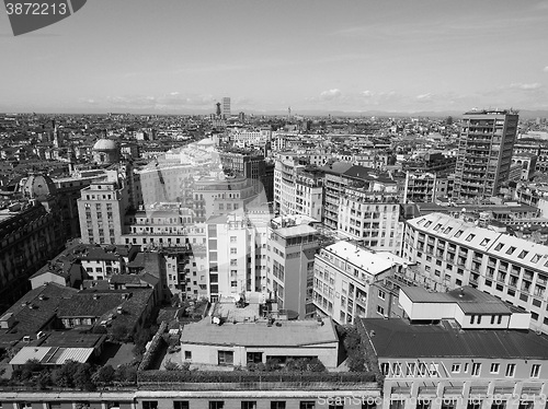 Image of Aerial view of Milan, Italy