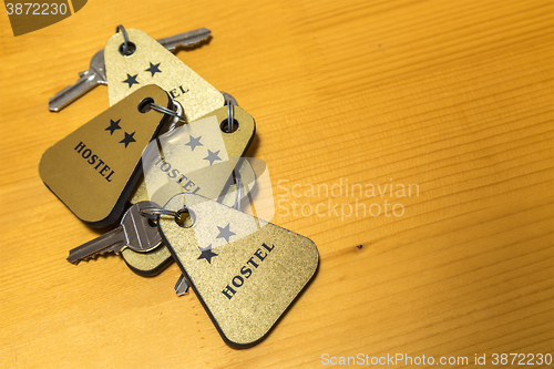Image of Heap of Hostel Room Keys