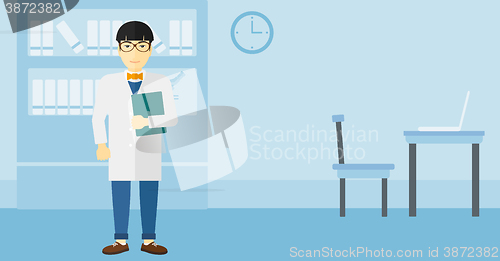 Image of Doctor in medical office.