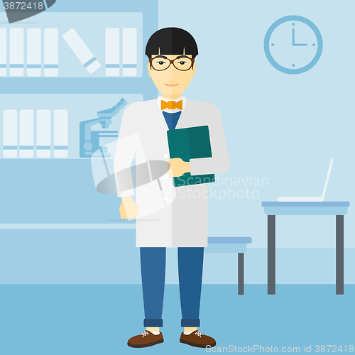 Image of Doctor in medical office.