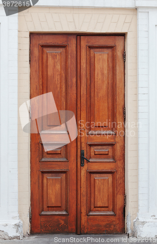 Image of Handmade Wooden Double Door