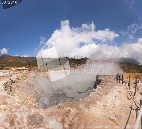 Image of Steaming Geyser in Java, Indonesia