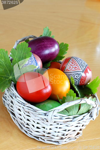 Image of Easter eggs