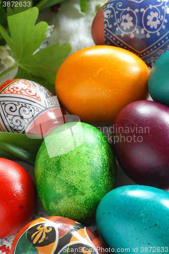 Image of Easter eggs