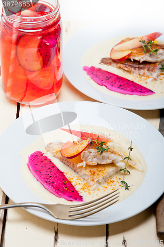 Image of sea bream fillet butter pan fried 