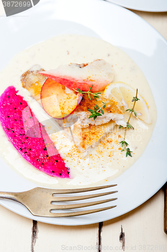 Image of sea bream fillet butter pan fried 