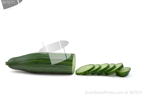 Image of sliced cucumber