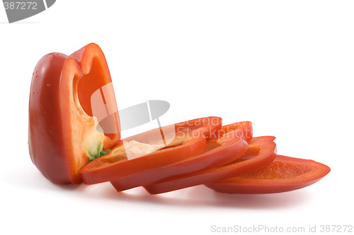 Image of sliced paprika