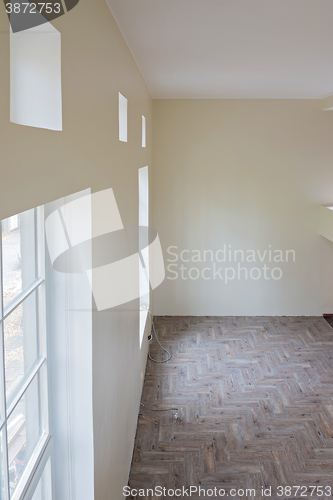 Image of Interior of unfinished living room 