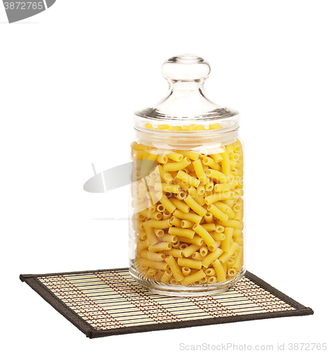 Image of Pasta in glass pot